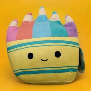 Squishmallow Cade The Crayon Box Back to School 8" Plush Kellytoy NWT New